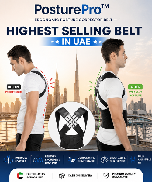 PosturePro™ Ergonomic Posture Corrector – Adjustable Back & Shoulder Support Belt