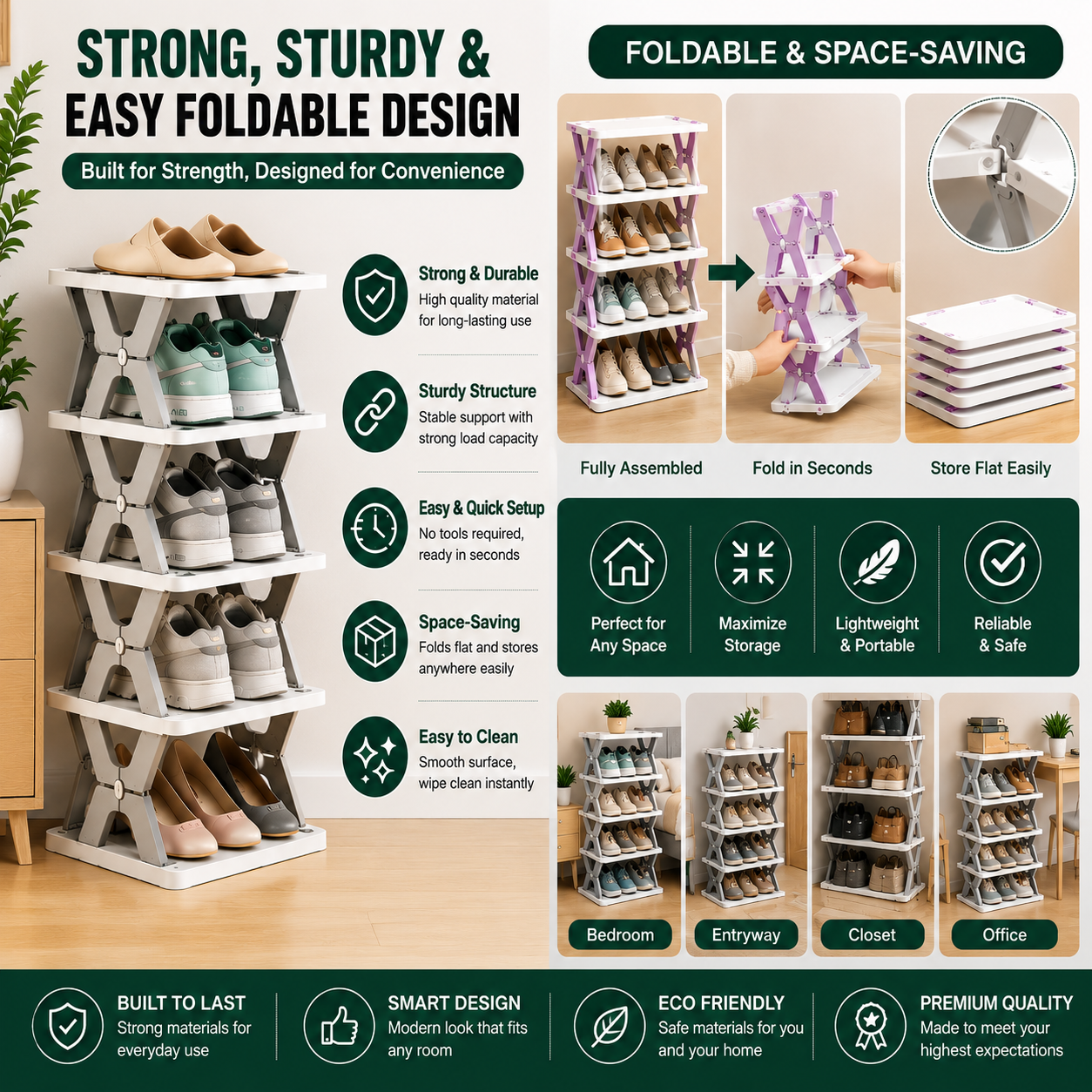 Multifunctional Storage Rack (6-Tier)