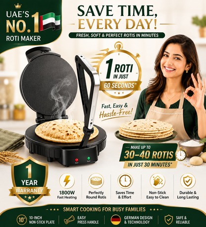 Premium Electric Roti & Chapati Maker