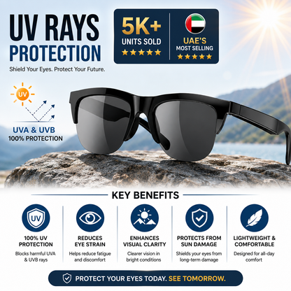 2in1 Smart Sunglasses with Bluetooth Headset