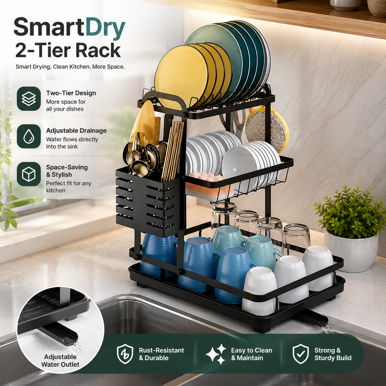 SmartDry 2-Tier Rack