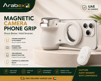 SnapGrip™ Magnetic Camera Grip